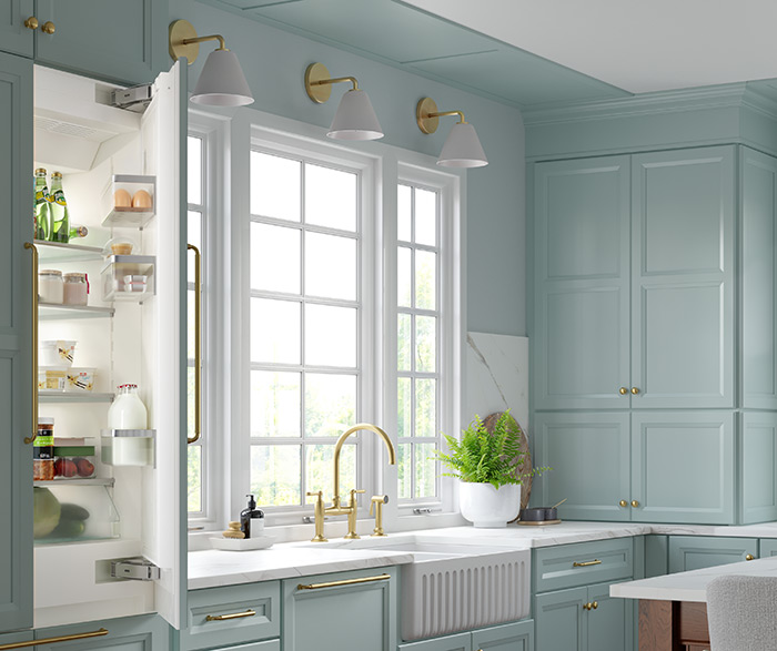 Soft Blue Kitchen