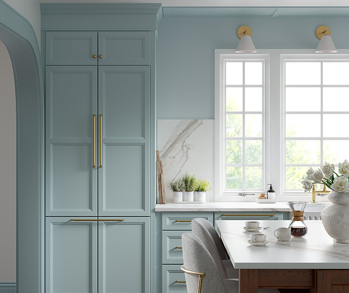 Soft Blue Kitchen