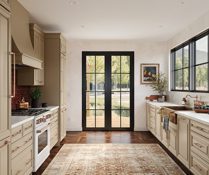 Galley Kitchen with efficient workflow