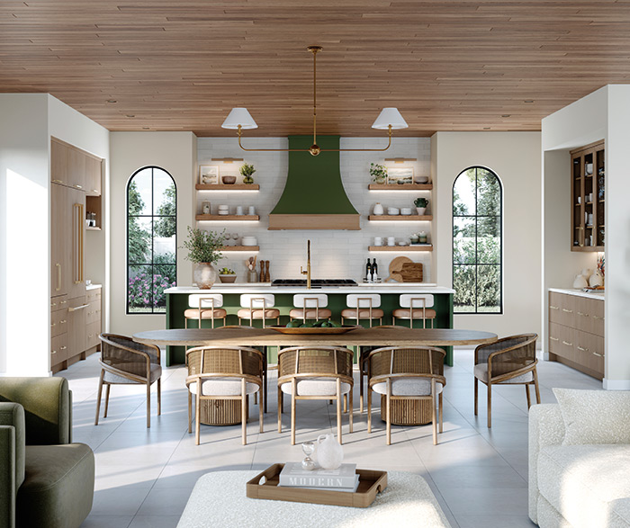 Full Access Cabinetry with Built-in Coffee Bar